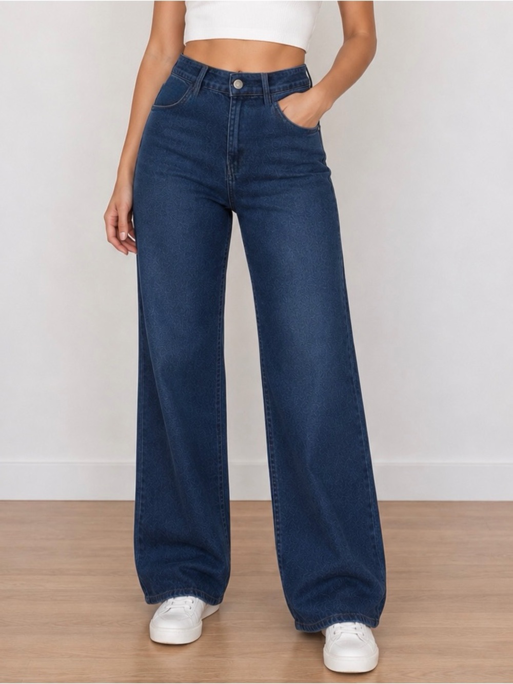 Dark blue jeans